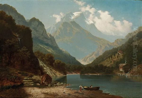 Am Ufer Des Gebirgsees - view 1