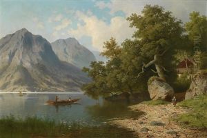 Alpensee by Heinrich Eduard Heyn