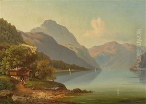 Gebirgssee by Karl Heyn
