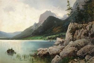 Muhlsturzhorn Am Hintersee by Karl Heyn