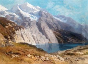 Blick Auf Das Doldenhorn Mit Oeschinensee Blick Auf Das Doldenhorn Mit Oeschinensee