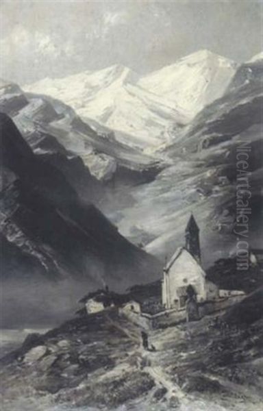 Kirchlein Im Hochgebirge - view 1