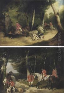 Chasse A Courre by Louis Robert Heyrault