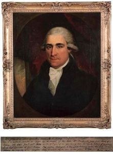 Portrait Of John Scott, 1st Earl Of Eldon, In A Blue Coat And White Stock