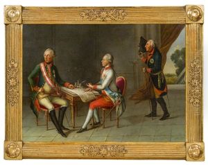 Kaiser Joseph Ii., Grosfurst Paul Von Rusland (zar Paul I.) Und Konig Friedrich Ii. Von Preusen