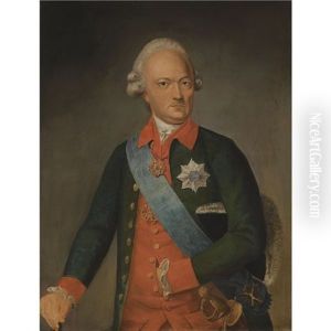 Portrait Of Prince Dmitry Golitsyn by Joseph Hickel