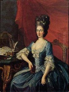 Ritratto Di Maria Beatrice D'este, Arciduchessa D'austria by Joseph Hickel