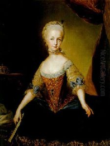 Bildnis Der Erzherzogin Maria Josepha, Tochter Der Kaiserin Maria Theresia by Joseph Hickel