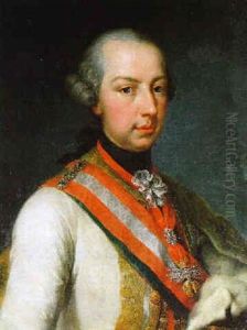 Bildnis Kaiser Joseph Ii. Mit Dem Orden Des Goldenen Vlieses by Joseph Hickel