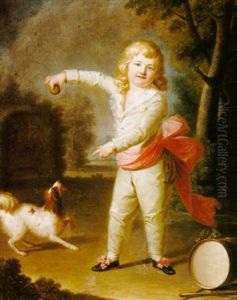 Portrait Of A Young Boy by Joseph Hickel