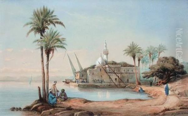 Paysage Anime Pres Du Caire - view 1