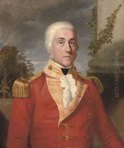Portrait Of Major General George Wahab In The Uniform Of Colonel Of The 17th Madras Native Infantry