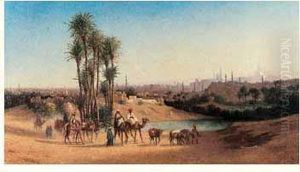 Vue Du Caire by Prosper Barbot