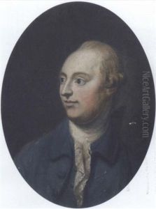 Portrait Of The Right Honourable John Beresford In A Blue Jacket And White Cravat by Thomas Hickey