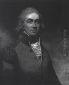 Portrait Of Major General Alexander Beatson Wearaing A Red Uniform