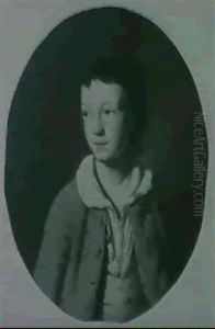 Portrait Of Robert Saint George, Half Length In A Scarlet   Jacket, A Buff Waistcoat And A White Shirt