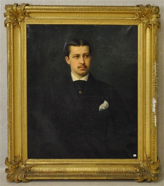 Portrait De Baron Armand Vermeulen A Vingt Ans - view 1