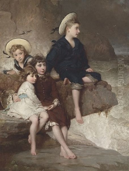 The Children Of Sir H. Hussey Vivian, Bt, M.p., Later 1st Baron Swansea - view 1