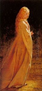Il Penseroso by George Elgar Hicks