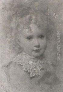 A Study Of A Child by George Elgar Hicks