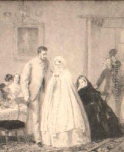 Soiree Dans Un Interieur by George Elgar Hicks