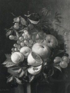 Still Life Of Various Fruits by George Elgar Hicks