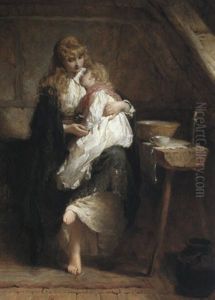 Th Orpahns by George Elgar Hicks