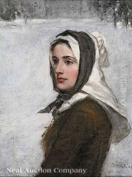 A Puritan Maiden - view 1