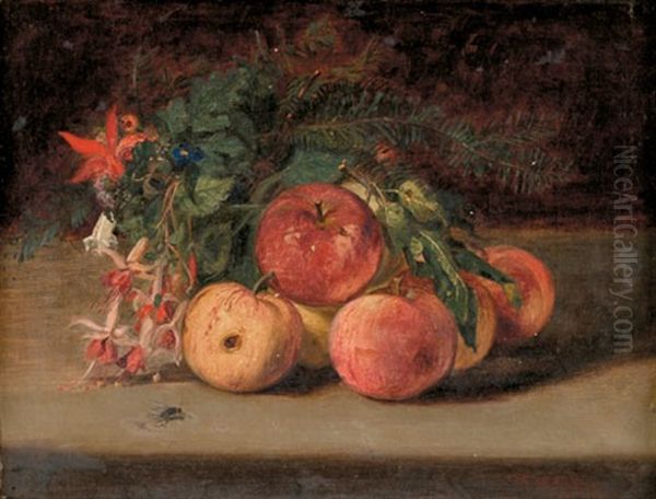 Still Life Of Fruit And Flowers - view 1