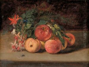 Still Life Of Fruit And Flowers