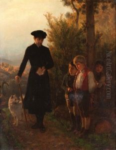 Le Precepteur by Friedrich Hiddemann