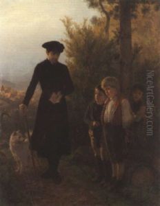 Flagrant Delit by Friedrich Hiddemann