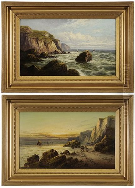 On The Cornish Coast And The Sunset Hour (pair) - view 1