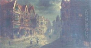Tudor Street Scene Tudor Street Scene