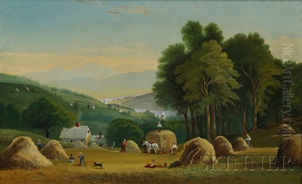 Landscape With Haying - view 1