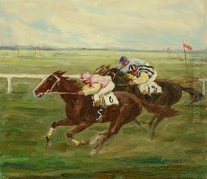 "auf Der Zielgeraden" by Franz Hienl-Merre