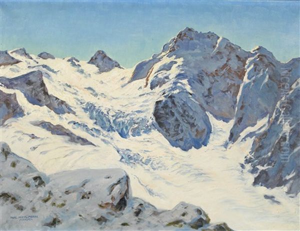 Blick Auf Pointe De Zinal Und Dent Blanche - view 1