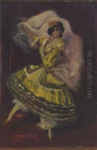 Flamenco-tanzerin by Otto Hierl-Deronco