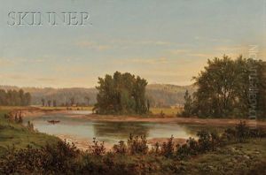Summer On An Oxbow Lake by George Frank Higgins