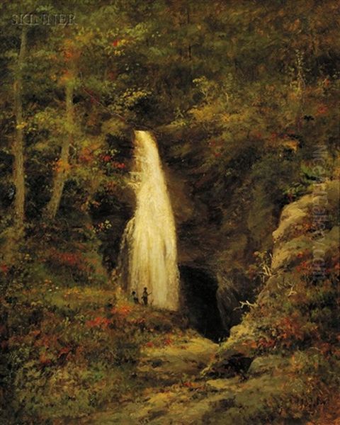Woodland Waterfall - view 1