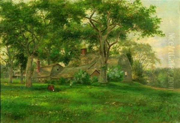 Farmhouse In Spring - view 1