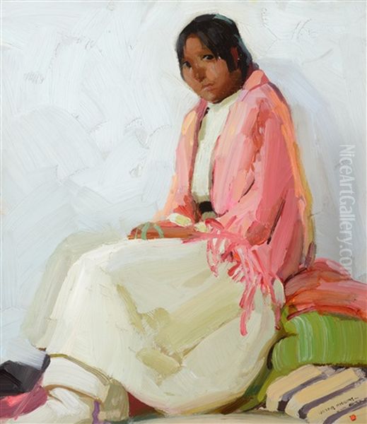 A Pink Shawl - view 1