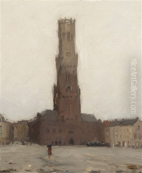 The Belfry And The Market-place, Bruges - view 1