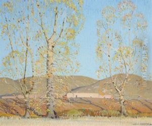 November -country Landscape by Victor, William Higgins