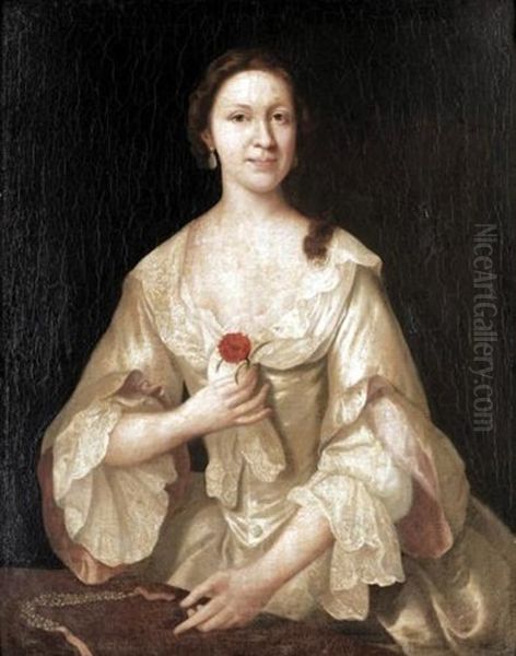 Portrait Of A Lady (member Of The Graham Family?) - view 1