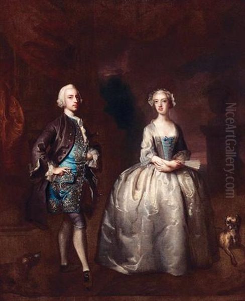 Portrait Of A Lady And A Gentleman - view 1