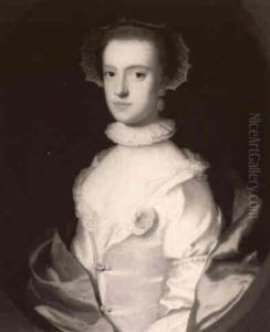 Portrait Of A Lady With A Lace Cap And Collar by Joseph Highmore
