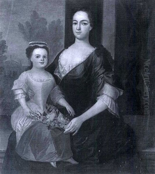 Portrait Of Ann Cartwright, And Her Daughter Ann - view 1