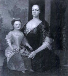 Portrait Of Ann Cartwright, And Her Daughter Ann by Joseph Highmore