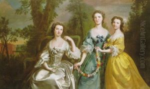 Portrait Of Martha, Elizabeth And Mary Kenrick